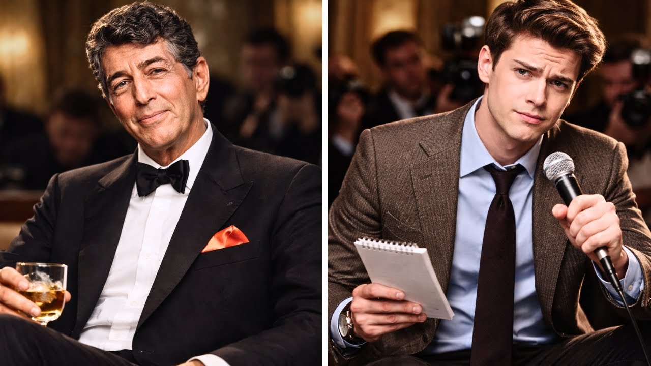 Young Reporter Tried to Humiliate Dean Martin — His Gentle Answer Silenced the Room!