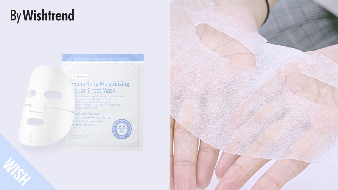How To Use Sheet Mask (Dry Skin) | BY WISHTREND Hours-long Moisturizing ...