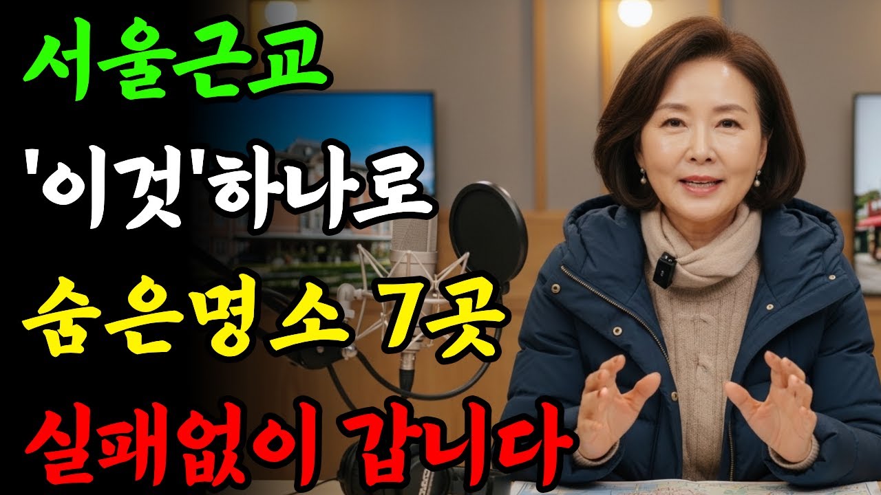 서울 근교 당일여행 추천, 많이 안 걷고 힐링되는 숨은 코스 일곱곳