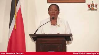 Inaugural Speech by Leader of the Opposition, Pennelope Beckles-Robinson.