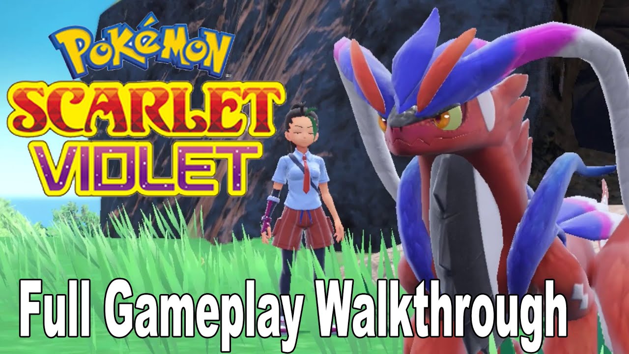 POKEMON SCARLET & VIOLET Gameplay Walkthrough FULL GAME (No Commentary) 