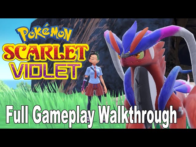 POKEMON SCARLET & VIOLET Gameplay Walkthrough FULL GAME (No Commentary) 