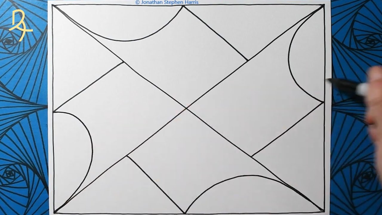 How to Draw Spiral Drawings | Satisfying and Relaxing Art Therapy | Design Pattern #80