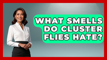 What Smells Do Cluster Flies Hate? - Insects and Invaders