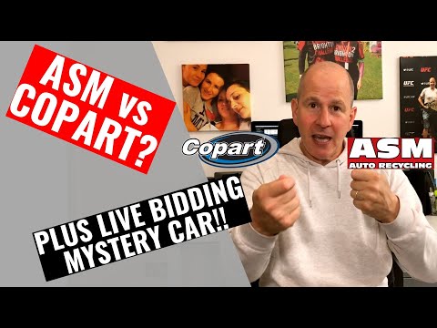 ASM vs COPART Plus live bidding Nissan 370Z Nismo, Mercedes E350, Fiat Abarth and Mystery Car!