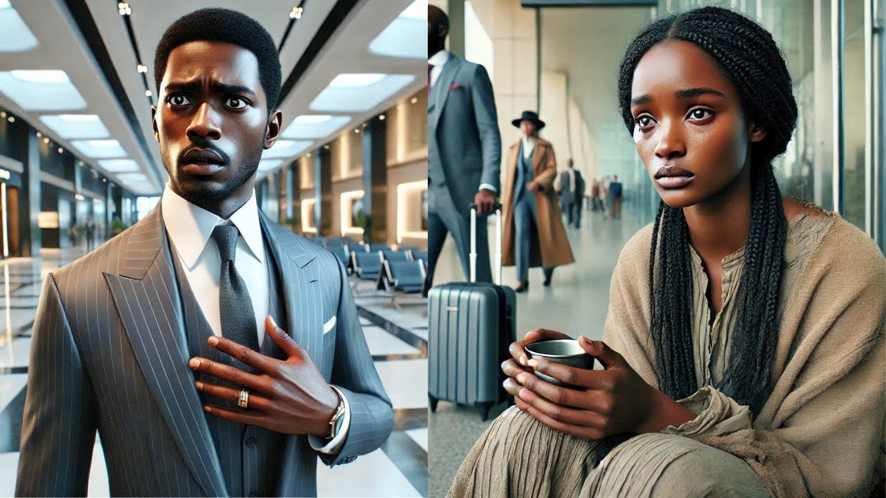 EX-WIFE WAS BEGGING FOR COINS OUTSIDE THE AIRPORT—THE BILLIONAIRE FROZE WHEN HE SAW HER