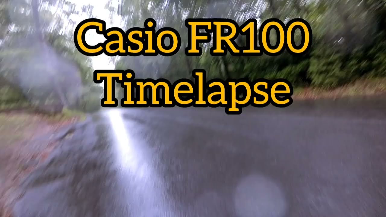 Casio "Exilim" FR100 Camera Timelapse...
