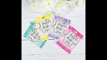 Unity Quick Tip: Monochromatic Floral Card Set with Vellum Overlay