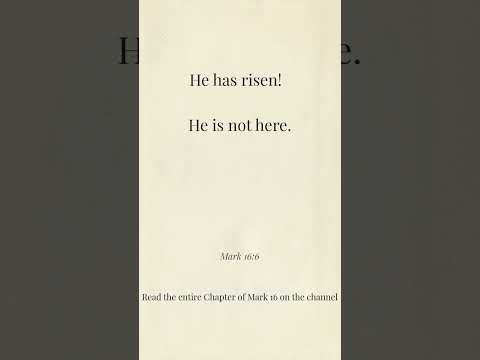 He Is Risen — Everything Changed | Mark 16:6