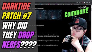 Darktide - Patch #7 - MASSIVE Nerf for Veteran and Zealot - COMMENT your Thoughts!