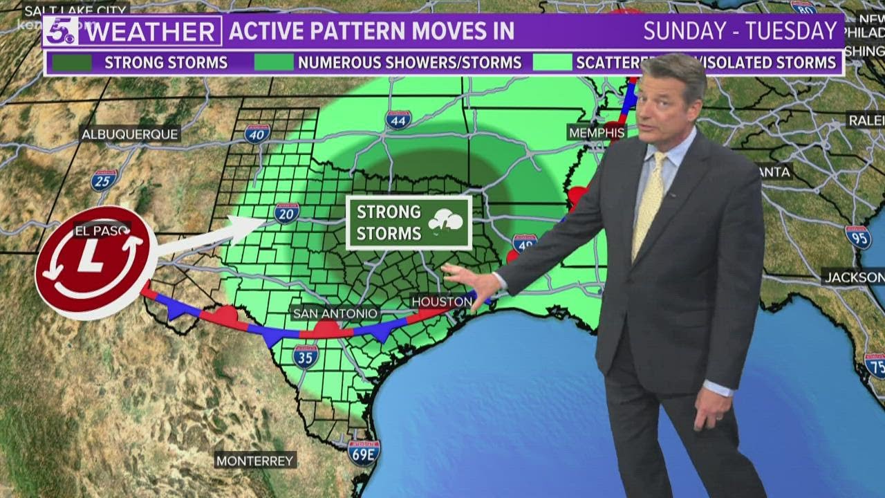 Great looking rain chances start next week for San Antonio - YouTube