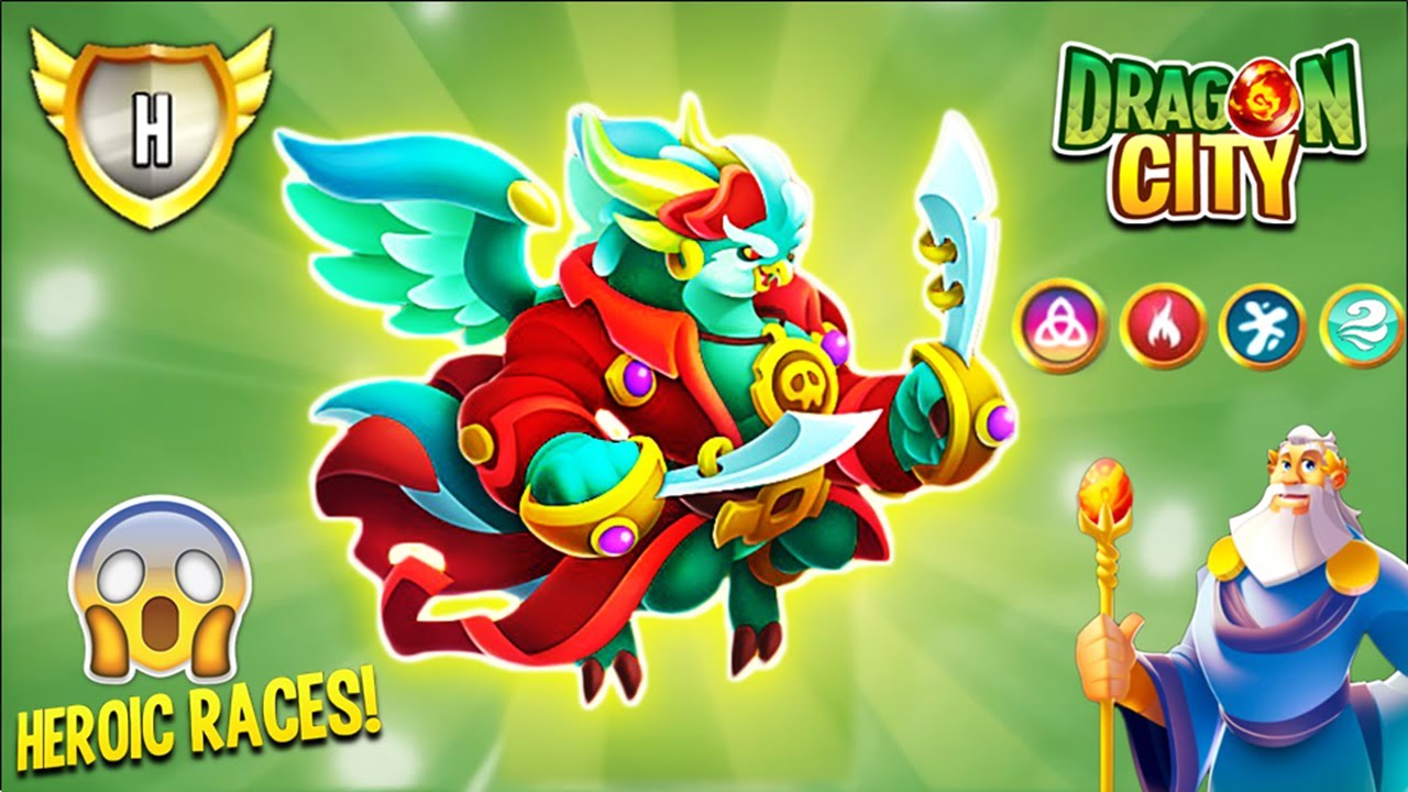 Dragon City - High Seven Dragon, A brand new HEROIC RACE [EXCLUSIVE DRAGON] 😱