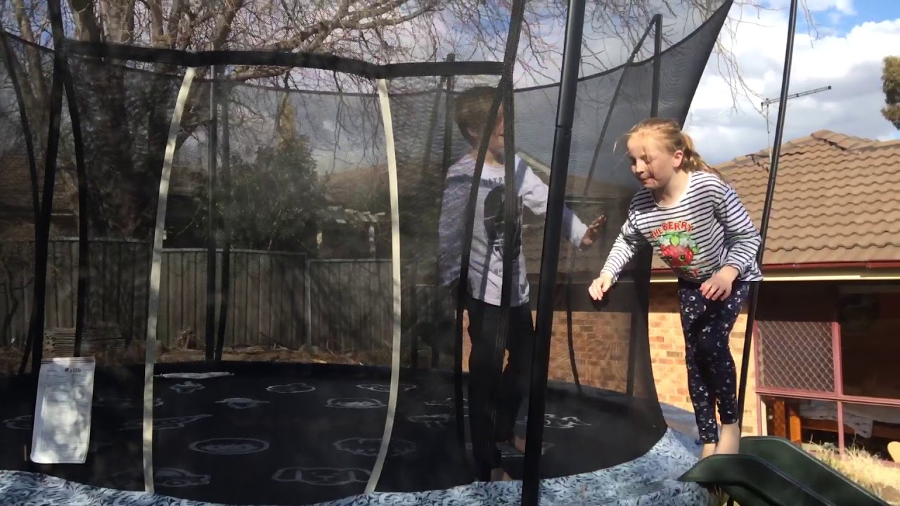 Riley Archie Archie teaching Riley to do a flip (Bathurst) - YouTube