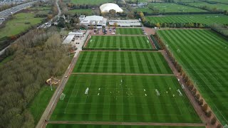 Arsenal & Watford’s Football Training Centre in Shenley with Players Training