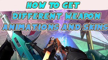How to Get Different Weapon Animations and Skins In Valorant!!! (Different Reloads and Noises)