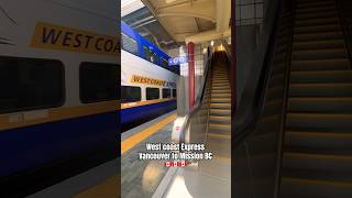 VANCOUVER West Coast Express TRAIN 🇨🇦