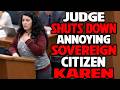 Judge HUMILIATES Entitled Sovereign Citizen Karen in Court!!! Pro Se Meltdown Goes WRONG!!!