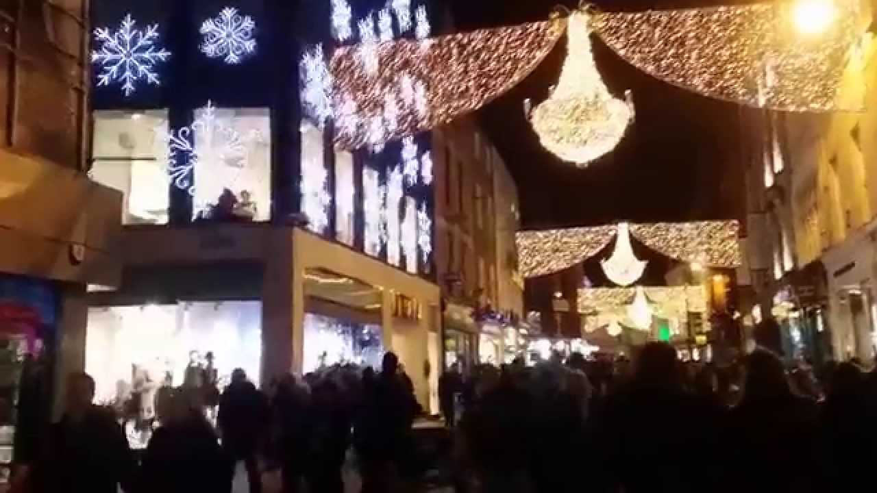 Grafton Street Christmas Lights 2014 YouTube