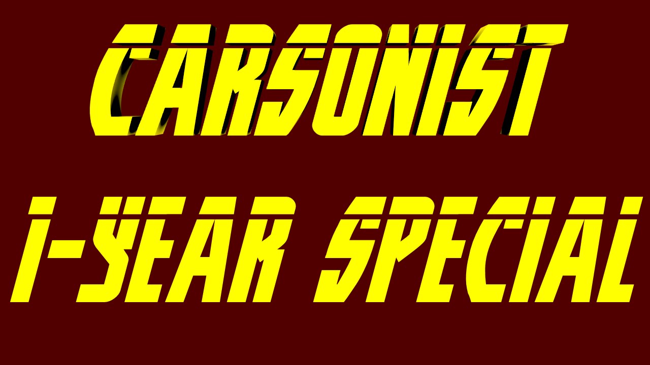 Carsonist 1-Year Special: A Year of Thumbnails