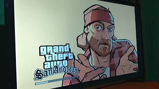 PlayStation 2 Fat corriendo GTA San Andreas (Trucho/Pirata)