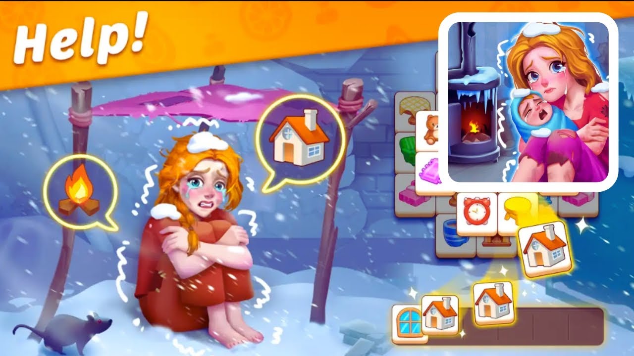 "Tile Story: Match Puzzle Game - Part 2 | Addictive Tile Matching Fun!"