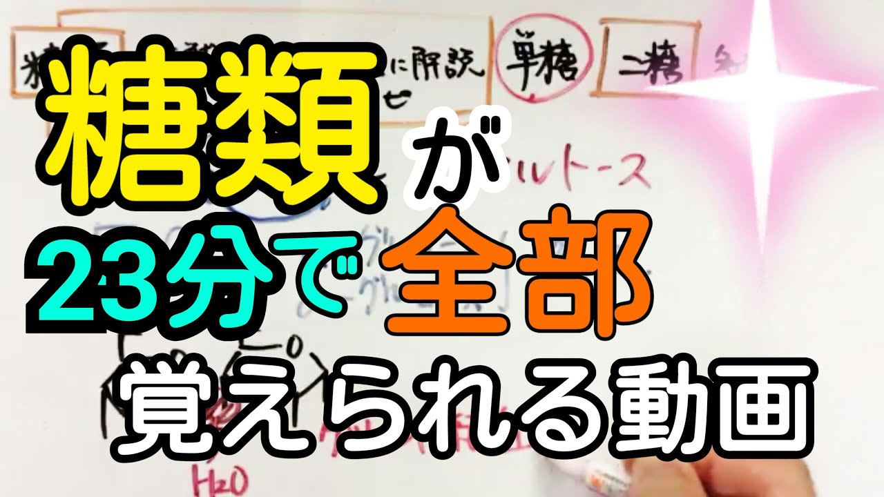 化学 糖類の覚え方が23分でわかる動画 語呂合わせ Youtube