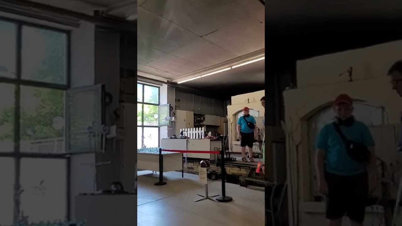 #short #blowing our own glass art work @römische glasshütte Monschau Germany #glass #artwork (5)