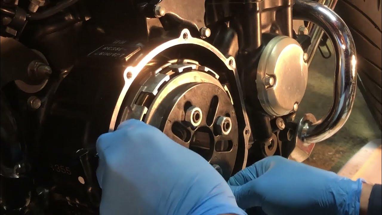 Honda CB750 Nighthawk Clutch Replacement (Part 4/11) -- clutch-pack