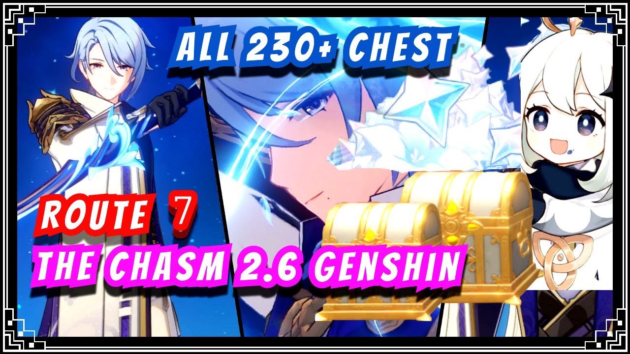 All Chasm Chest Route 7 | ALL CHEST SERIES | Genshin Impact 2.6