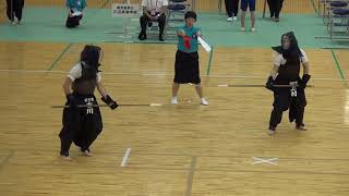 2016年IH なぎなた 女子 個人 2回戦 上村悠衣（川辺）vs 吉川千里（佐賀東）