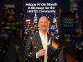 Happy pride month. Message for the LGBTQ elders and the new generation. #Acceptance #pridemonth