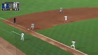 HOU@TEX: Bregman begins a double play in the 5th