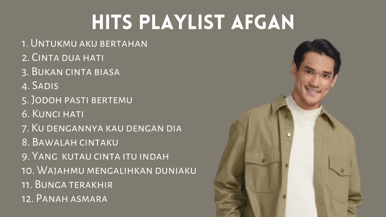 Playlist Album Afgan