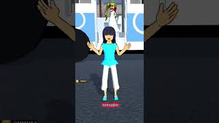 Hantu Bhoot monster Doll Twist👣 Sakura School Simulator Ding Dong #shorts #viral #sojamere