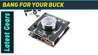 502M Mini Bluetooth 5.0 Amplifier: Small Size, Big Sound!