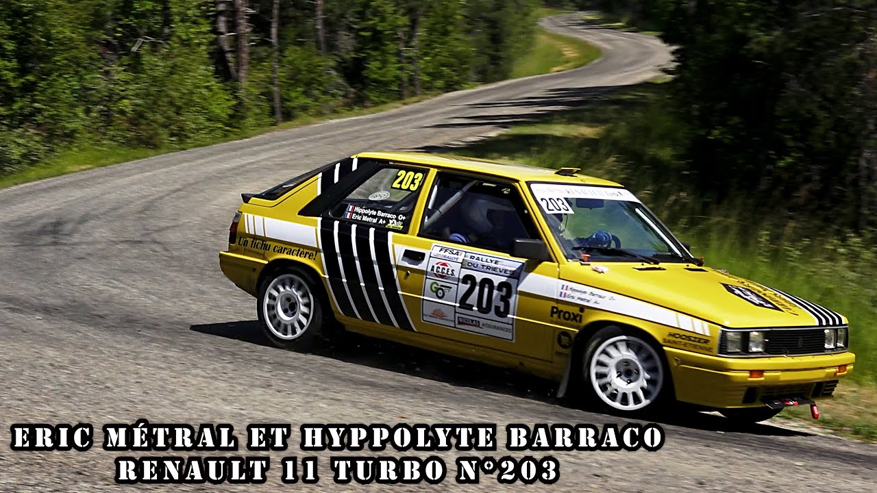 Rallye du Trièves 2025 - Renault 11 Turbo N°203 - Eric MÉTRAL et Hyppolyte BARRACO