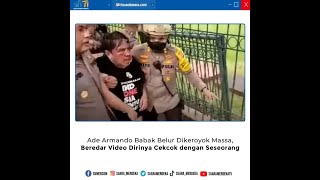 Ade Armando Babak Belur Dikeroyok Massa Beredar  Dirinya Cekcok Dengan Seseorang