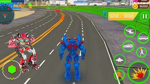 Mech Robot Transforming Games Excavator Jet Car Multiple Robot Transform Android Gameplay #robotgame