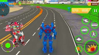 Mech Robot Transforming Games Excavator Jet Car Multiple Robot Transform Android Gameplay #robotgame screenshot 3
