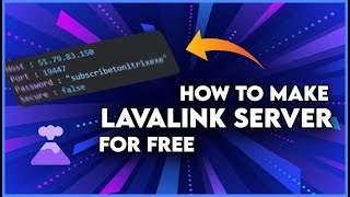 How To Make Own Lavalink Server For Free 247 Online Lavalink No Replit