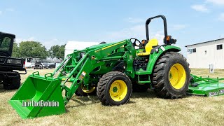 John Deere 4066M Compact Utility Tractor with Rotary Cutter