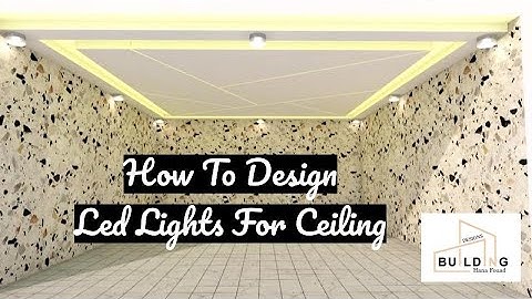 How To Design Led Lights For Ceiling | ArchiCad