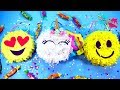 Cómo hacer mini piñatas de Emoji y Unicornio - Supermanualidades