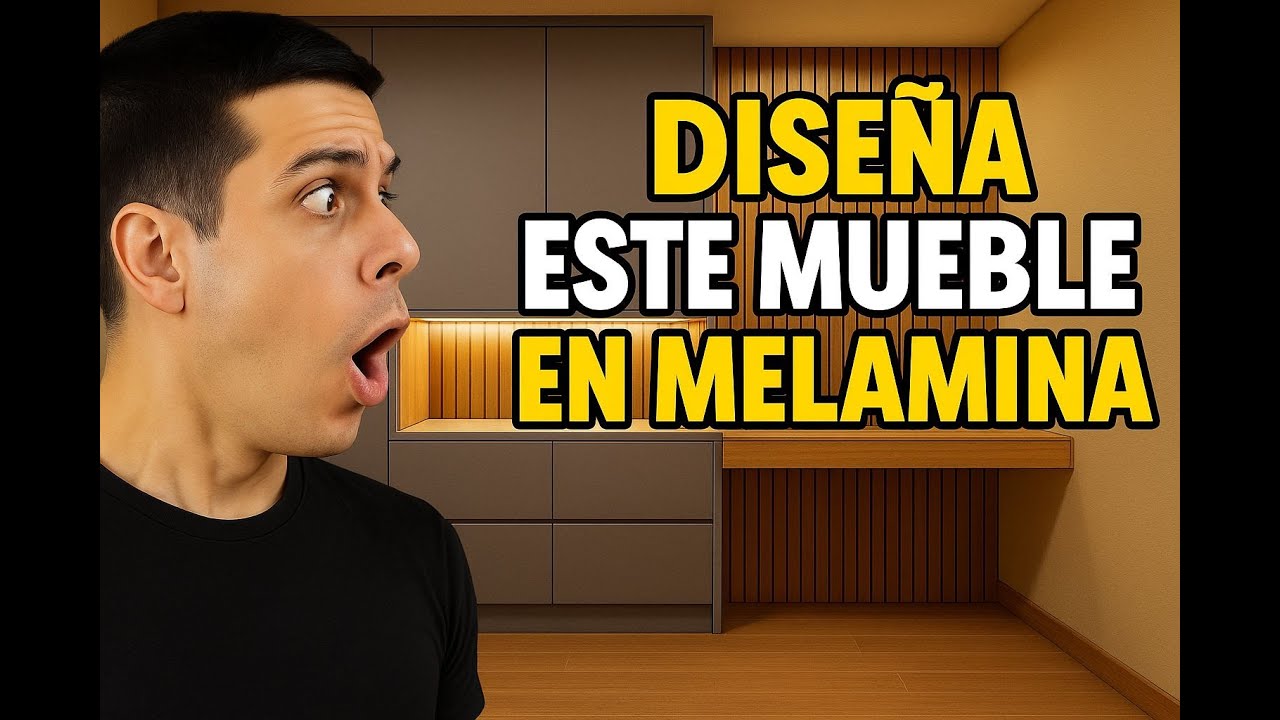 🪚✨ Diseña tu MUEBLE en MELAMINA paso a paso 📐🔨
