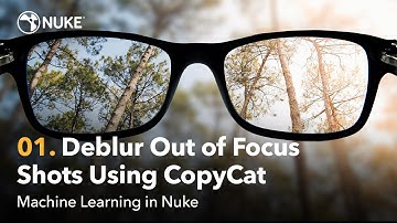 Machine Learning in Nuke | 01 Deblur Out of Focus Shots Using CopyCat With @AlfieVaughan