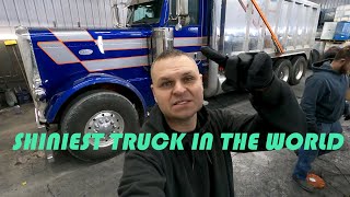 How to polish a dump truck body to a mirror!