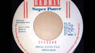 Ninja man / hong kong flu - reggae 7inch vinyl record