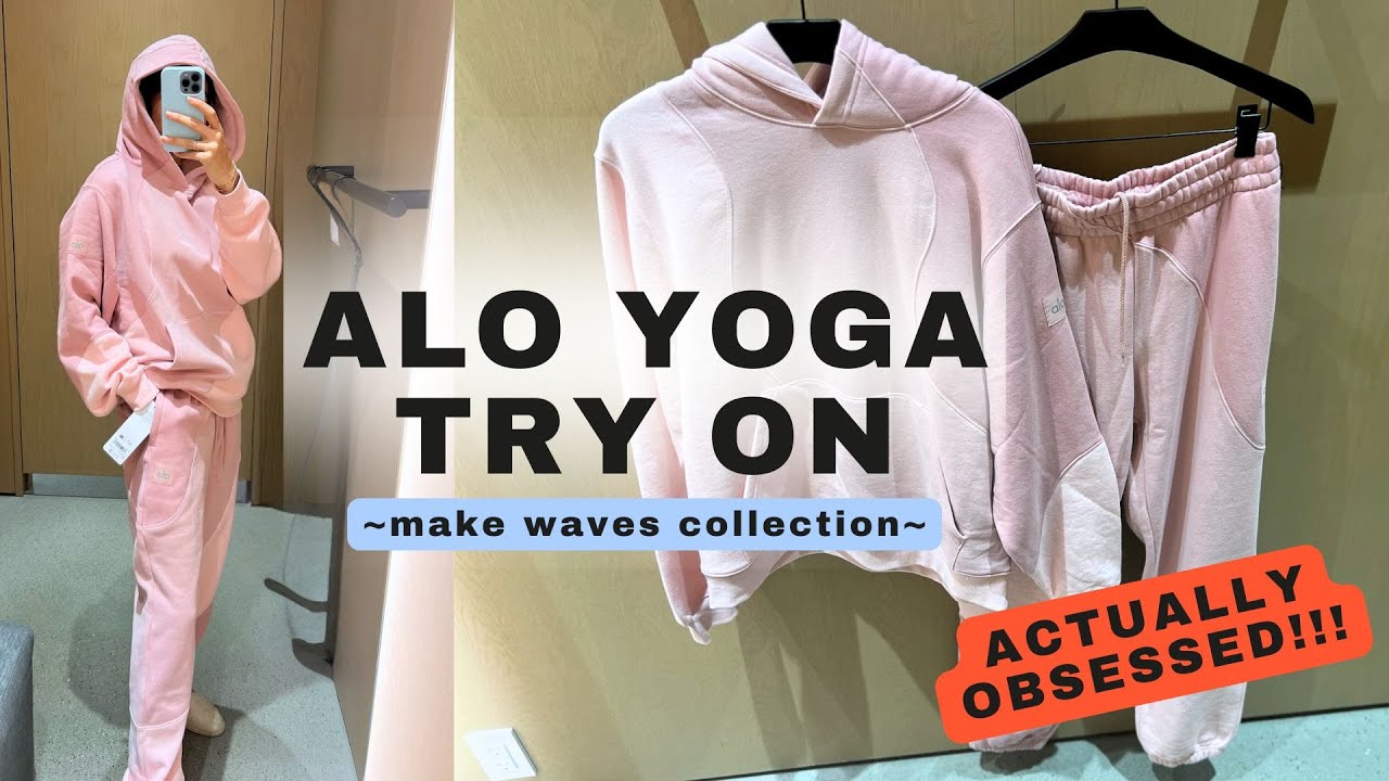 $240 alo yoga make waves try on & review | The Fashion Try On