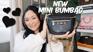 🖤NEW🖤 LOUIS VUITTON UNBOXING | BLACK EMPREINTE LEATHER MINI BUMBAG