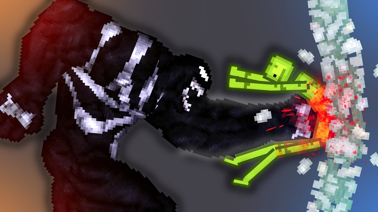 Melons Fight Against SUPER VENOM In People Playground